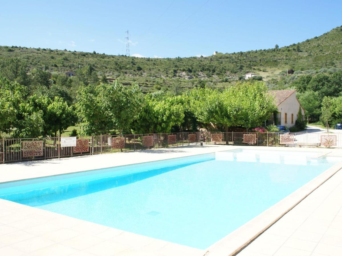 Classy Holiday Home In Les Vans With Pool Chambonas Extérieur photo